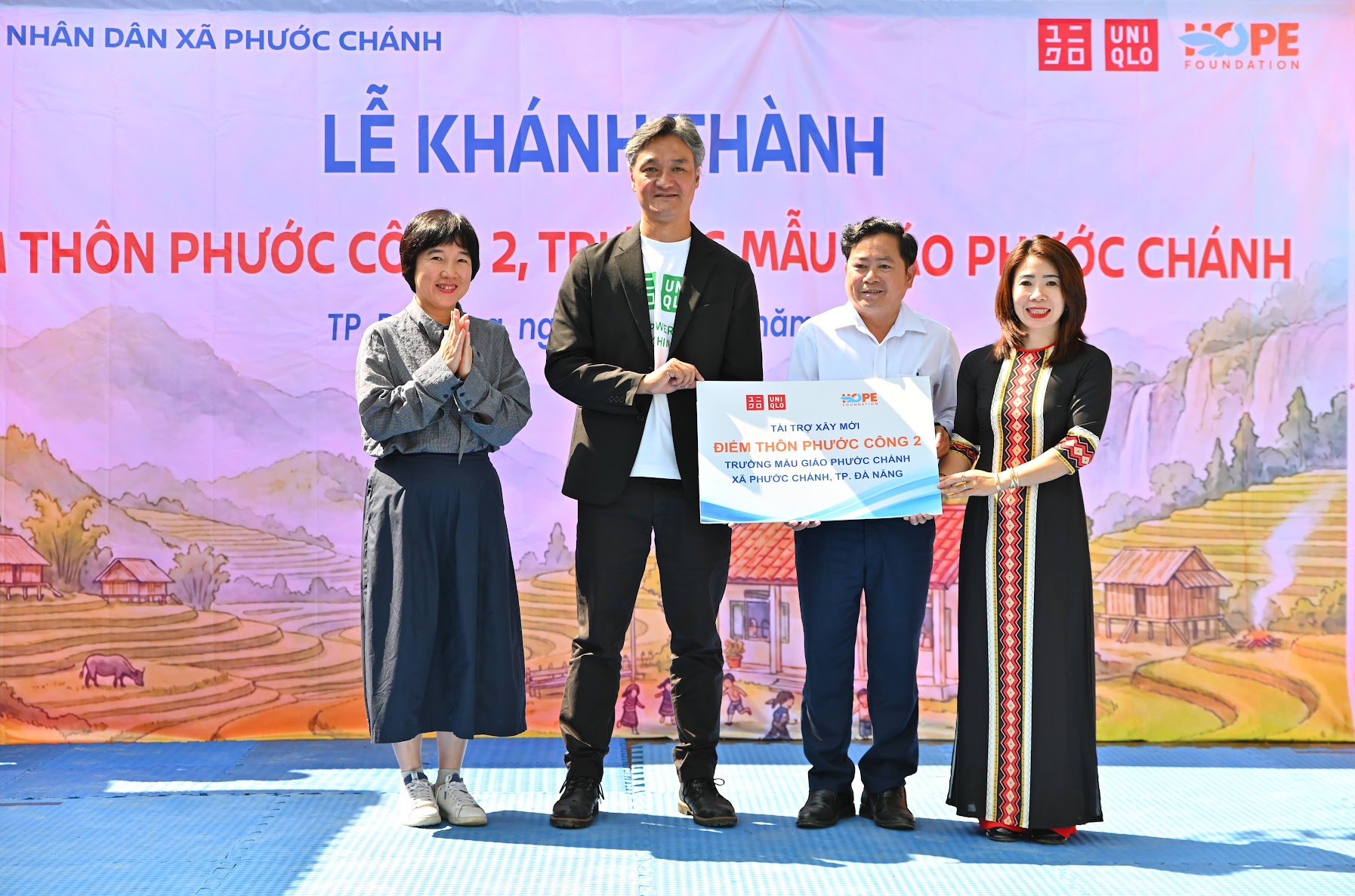 UNIQLO Việt Nam khánh thành điểm trường thôn Phước Công 2, trường mẫu giáo Phước Chánh - 2