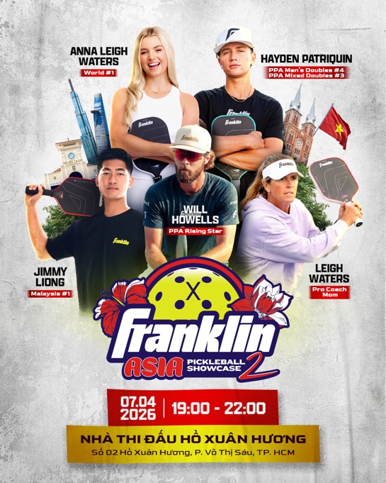 Pickleball thế giới “đổ bộ” TP.HCM: Cơ hội đối đầu tay vợt số 1 Anna Leigh Waters - 1