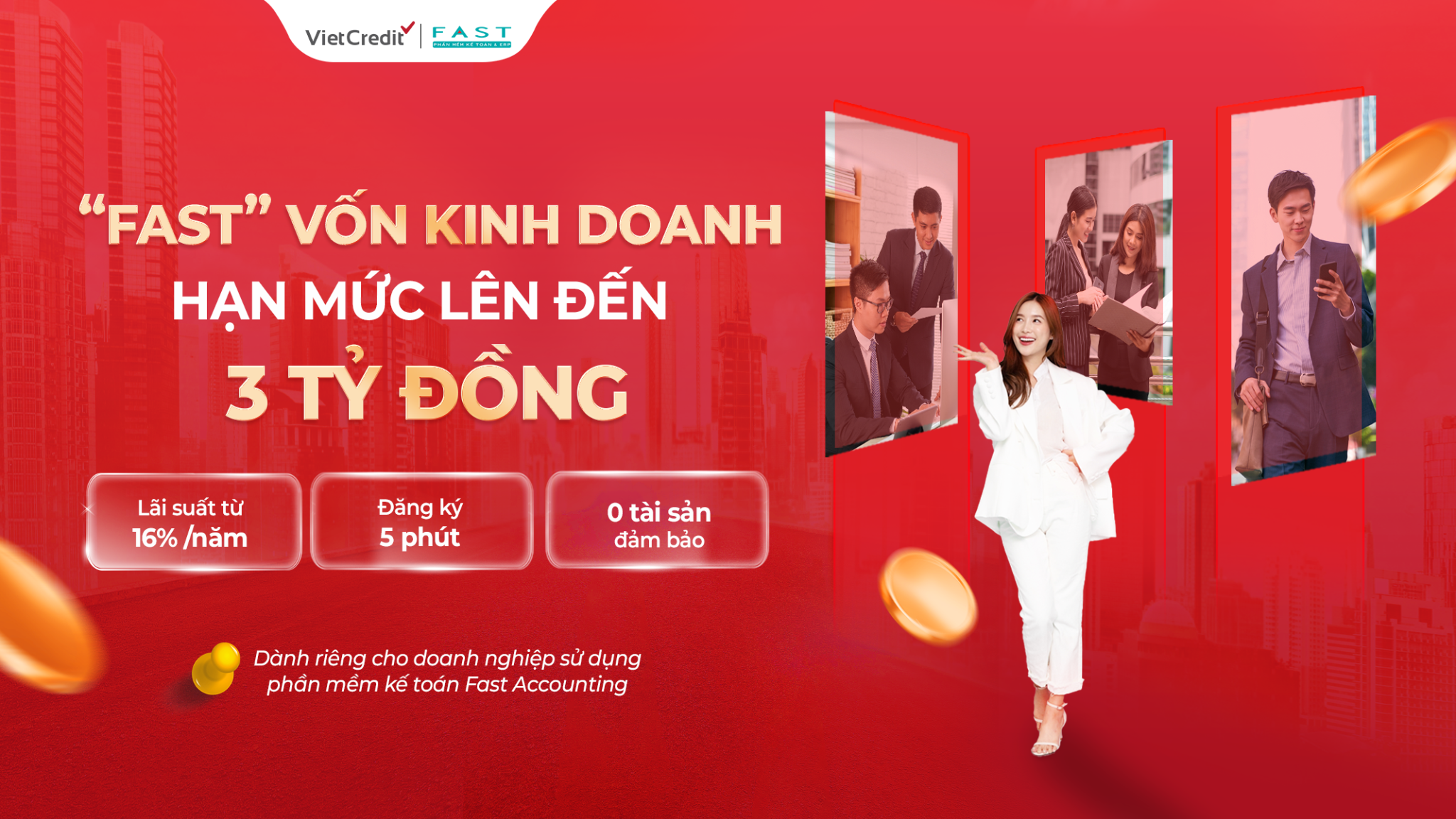 VietCredit hợp tác với FAST, tiếp vốn cho doanh nghiệp lên đến 3 tỷ đồng - 1