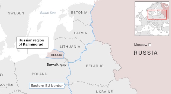 Vùng lãnh thổ Nga &#34;kẹt&#34; giữa các nước EU: Tầm quan trọng chiến lược - 2