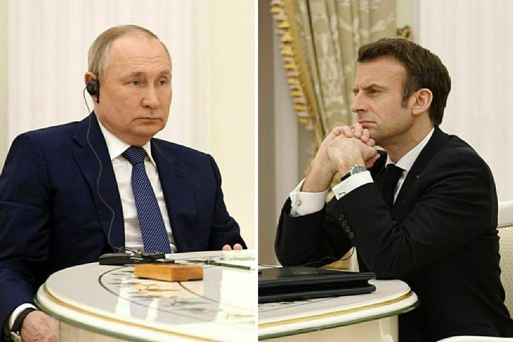 Cuộc nói chuyện căng thẳng giữa ông Macron và ông Putin ngay trước xung đột Ukraine - 1