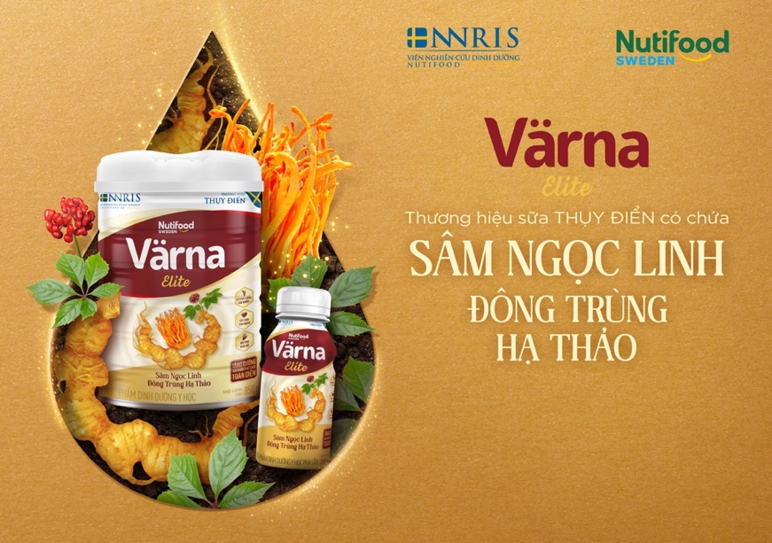 Värna - Nutifood Thụy Điển ra mắt sản phẩm sữa cao cấp Värna Elite chắt lọc tinh hoa quốc bảo Sâm Ngọc Linh và Đông Trùng Hạ Thảo - 2