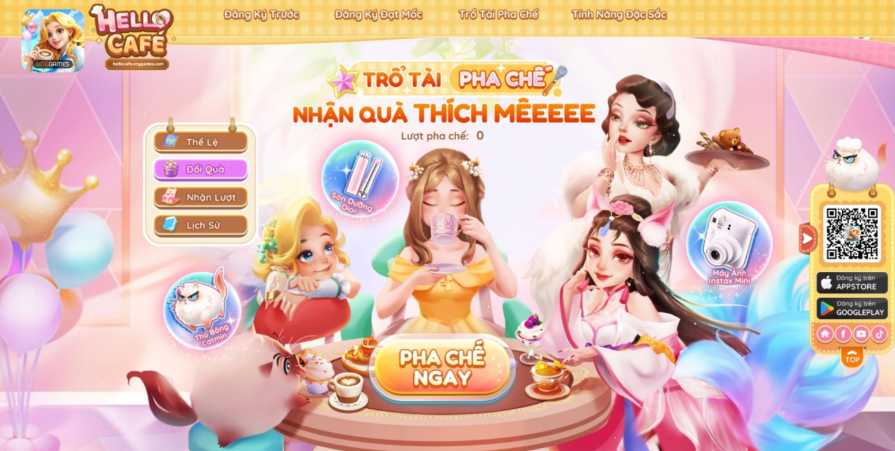 Giới trẻ nhận son, máy ảnh lấy liền từ tựa game sắp ra mắt Hello Café - 1