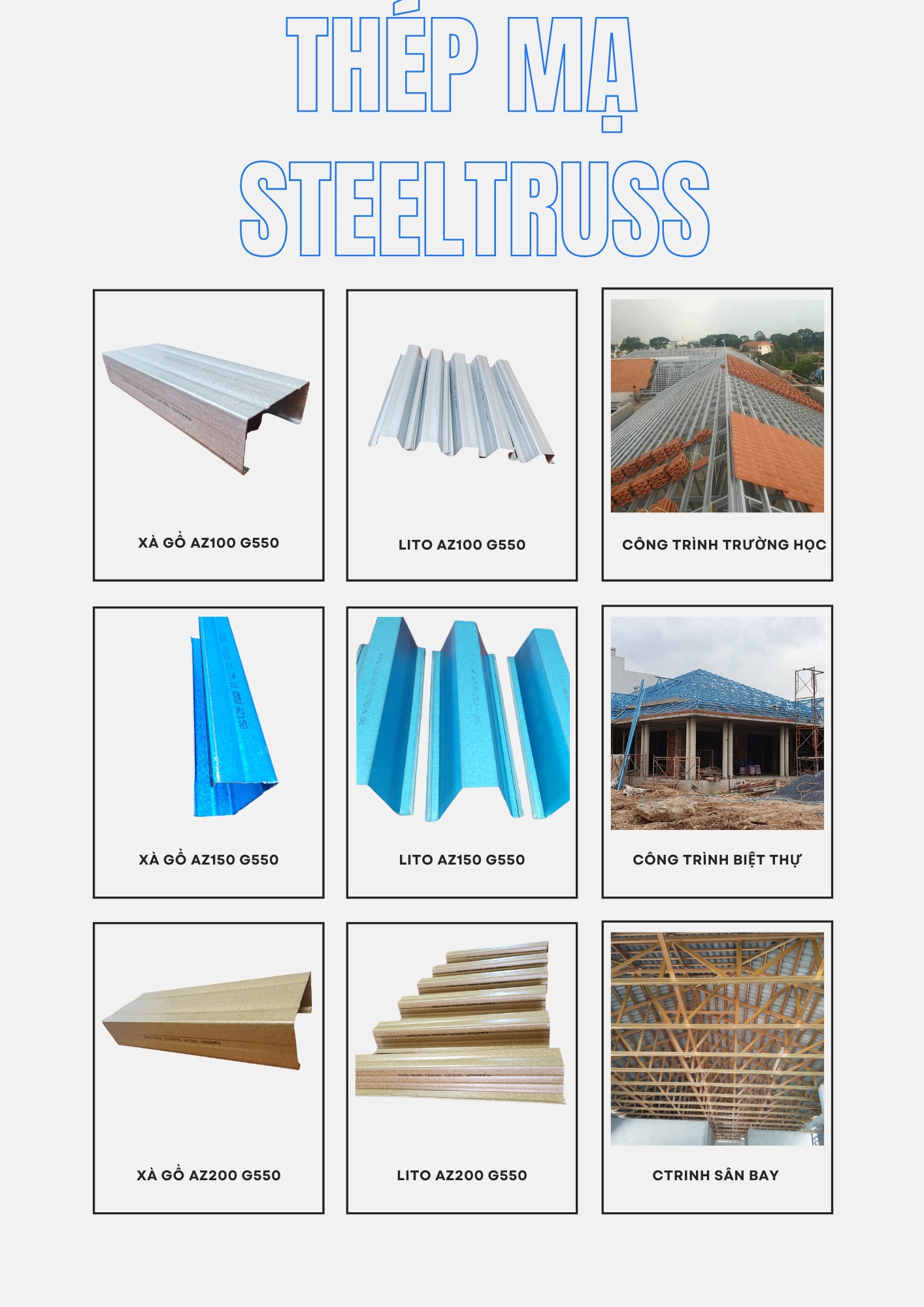 Thép mạ Steeltruss -Giải pháp thi công trọn gói mái nhà tiết kiệm và chuyên nghiệp - 2