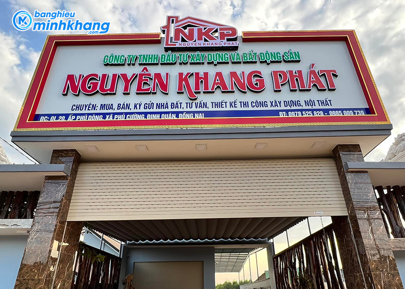 Bảng hiệu Minh Khang – Đơn vị thi công bảng hiệu trọn gói tại TPHCM - 5