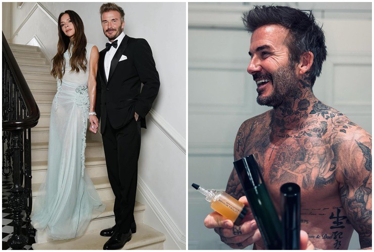David Beckham "gây sốt" khi thể hiện tình yêu tinh tế với vợ qua clip chăm sóc da - 1