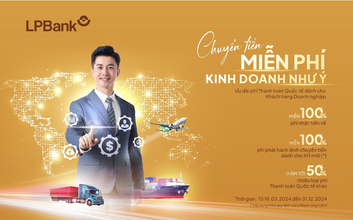LPBank miễn 100% phí nhận/chuyển tiền cho Doanh nghiệp thanh toán quốc tế - 2
