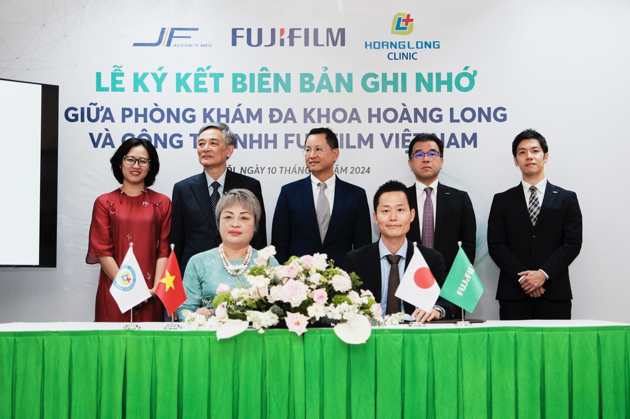 Lễ ký kết hợp tác chiến lược giữa FUJIFILM Việt Nam và Phòng khám Đa khoa Hoàng Long - 1
