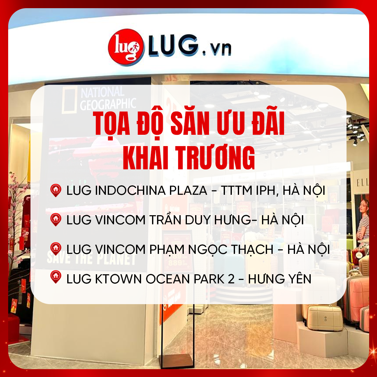 Hé lộ tọa độ săn ưu đãi liên hoàn khai trương tại LUG.vn - Vali chỉ 599k - 3