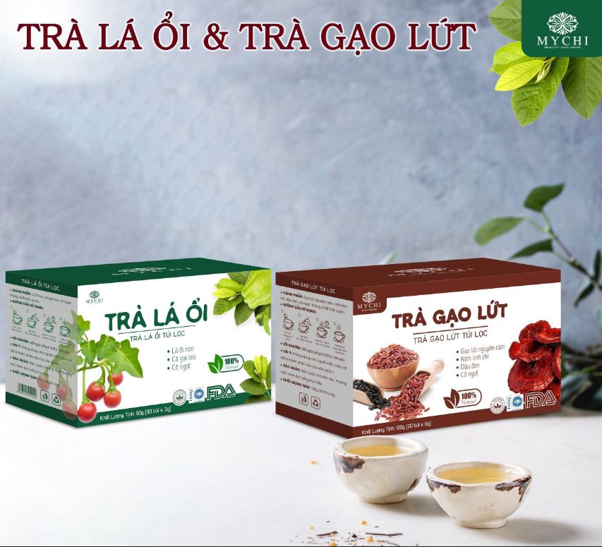 Bí quyết sống khỏe từ bộ đôi trà lá ổi và trà gạo lứt MYCHI - 1