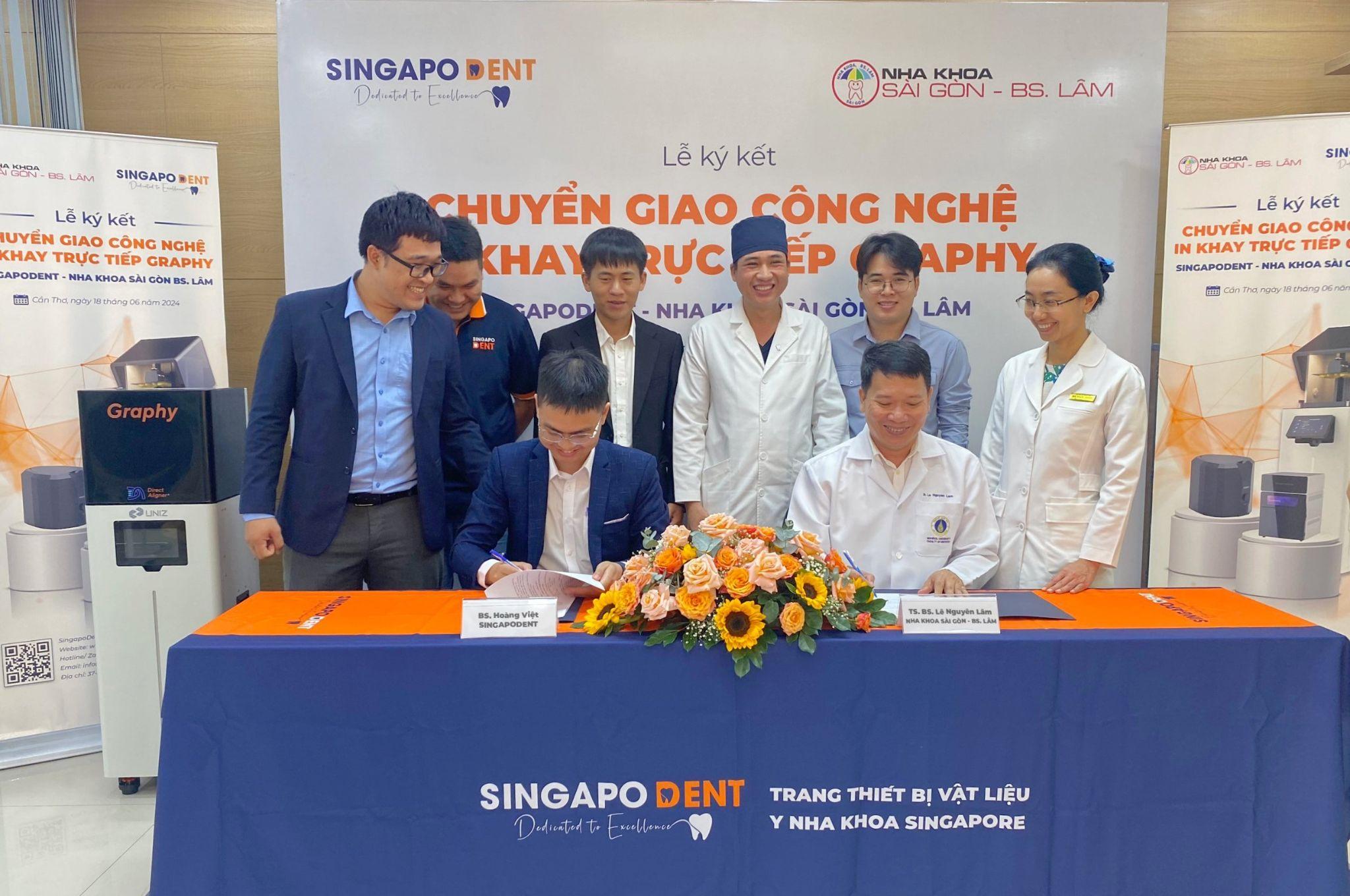 Lễ ký kết chuyển giao công nghệ in 3D trực tiếp giữa SingapoDent và Nha Khoa Sài Gòn - Bác sĩ Lâm - 2