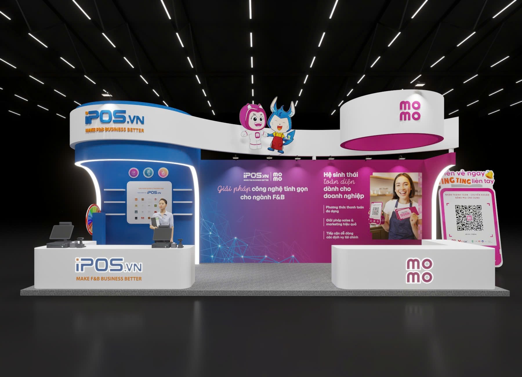 Trải nghiệm Công nghệ Tinh gọn cùng iPOS.vn và MoMo tại Cafe Show 2025 - 1