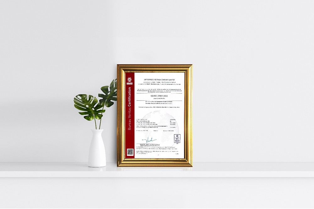 J&T Express đạt chứng nhận quốc tế về hệ thống quản lý an toàn thông tin ISO/IEC 27001 - 1