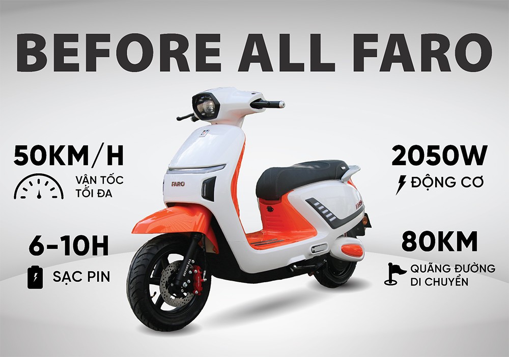 Before All Faro – Xe điện tiên phong giá chỉ 19,9 triệu đồng - 3