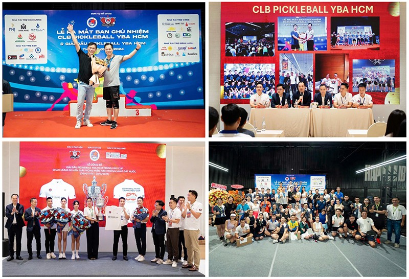 Trung Hậu Group trở thành nhà tài trợ chính của giải Pickleball YBA HCM 2025 - 2