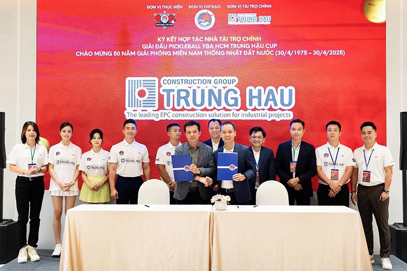 Trung Hậu Group trở thành nhà tài trợ chính của giải Pickleball YBA HCM 2025 - 1