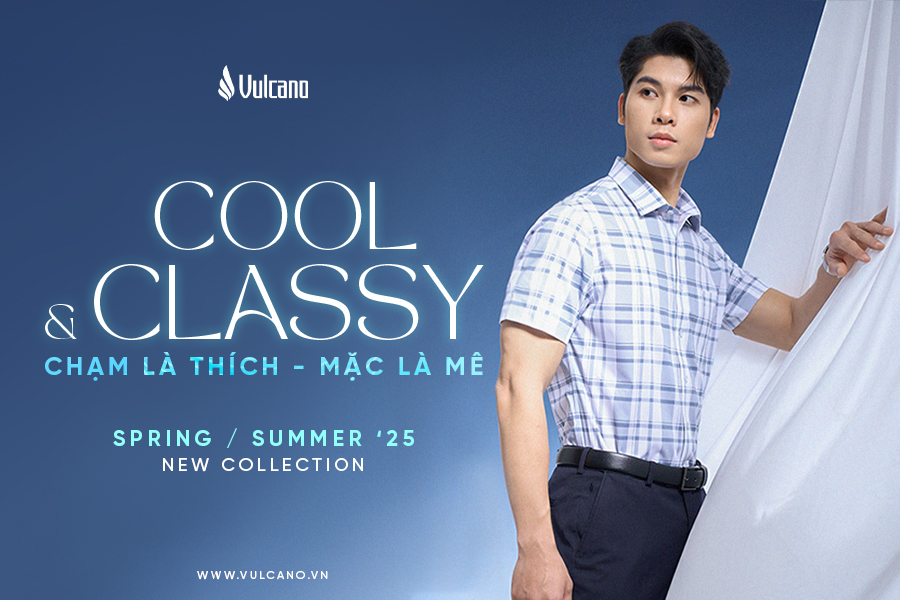 Vulcano ra mắt BST Xuân Hè 2025 “Cool & Classy”: Định nghĩa mới về khí chất quý ông hiện đại - 1