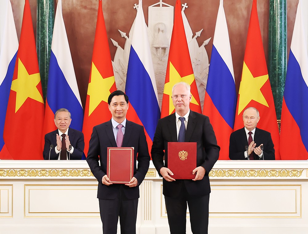 VNVC ký hợp tác hướng đến tiếp cận vắc xin ung thư trước sự chứng kiến của Tổng thống Putin và Tổng Bí thư Tô Lâm - 1