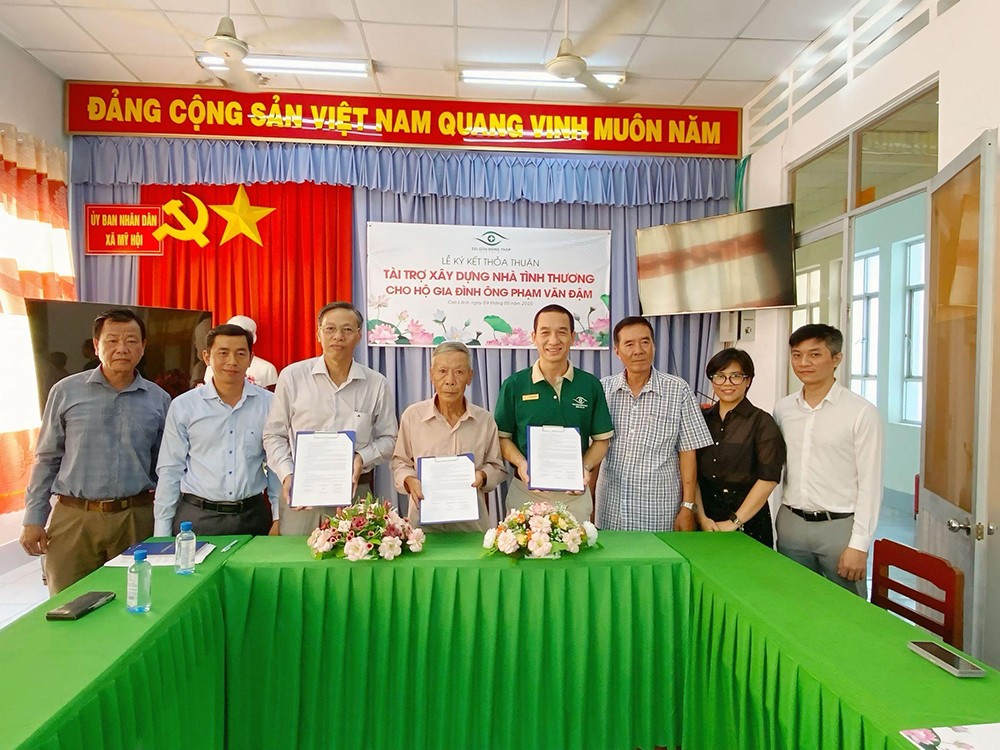 Bệnh viện Mắt Sài Gòn Đồng Tháp hỗ trợ xây nhà tình thương cho người dân khó khăn tại Cao Lãnh - 4