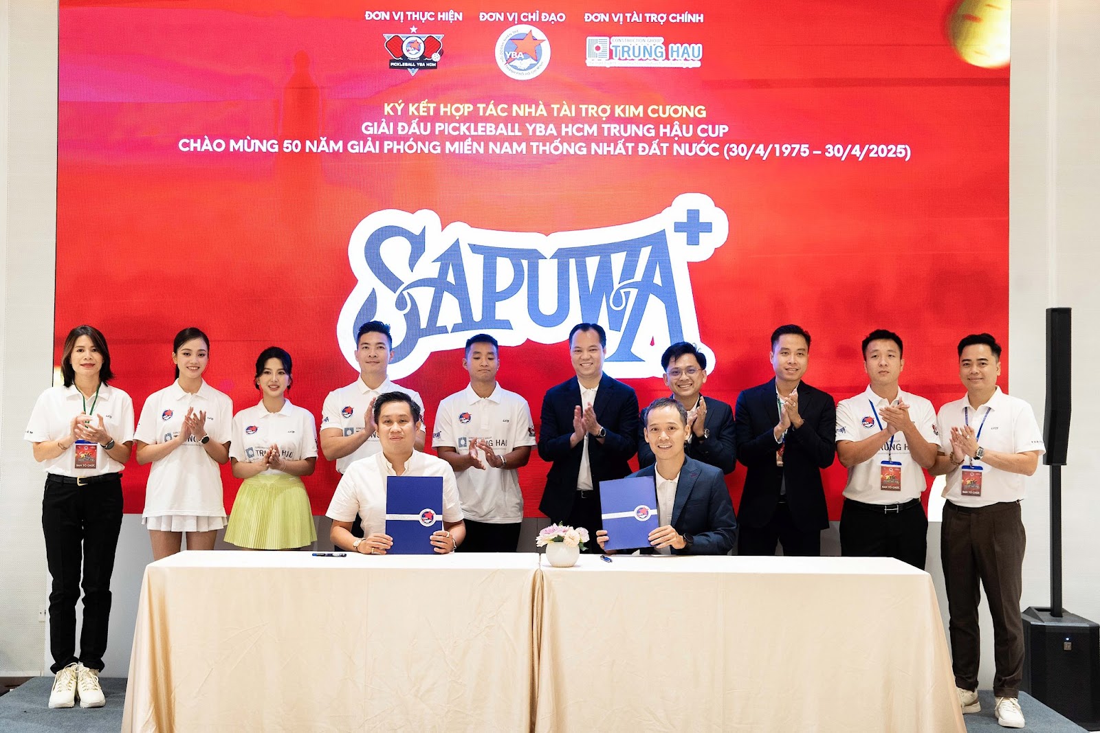 SAPUWA – nhà tài trợ kim cương giải Pickleball YBA HCM – Trung Hậu Cup 2025 - 1