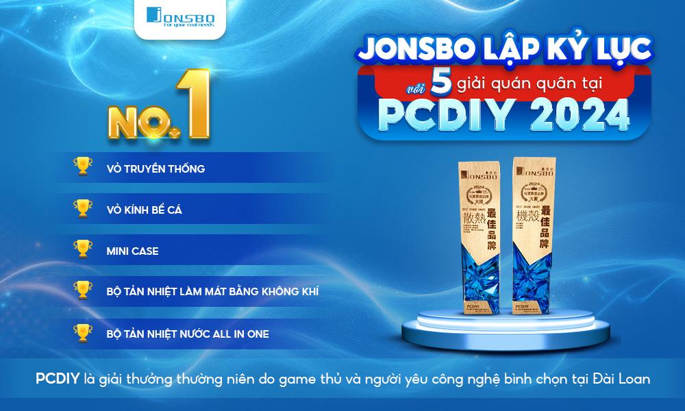 Jonsbo lập kỷ lục đạt 5 giải quán quân tại Giải thưởng PCDIY 2024 tại Đài Loan - 1