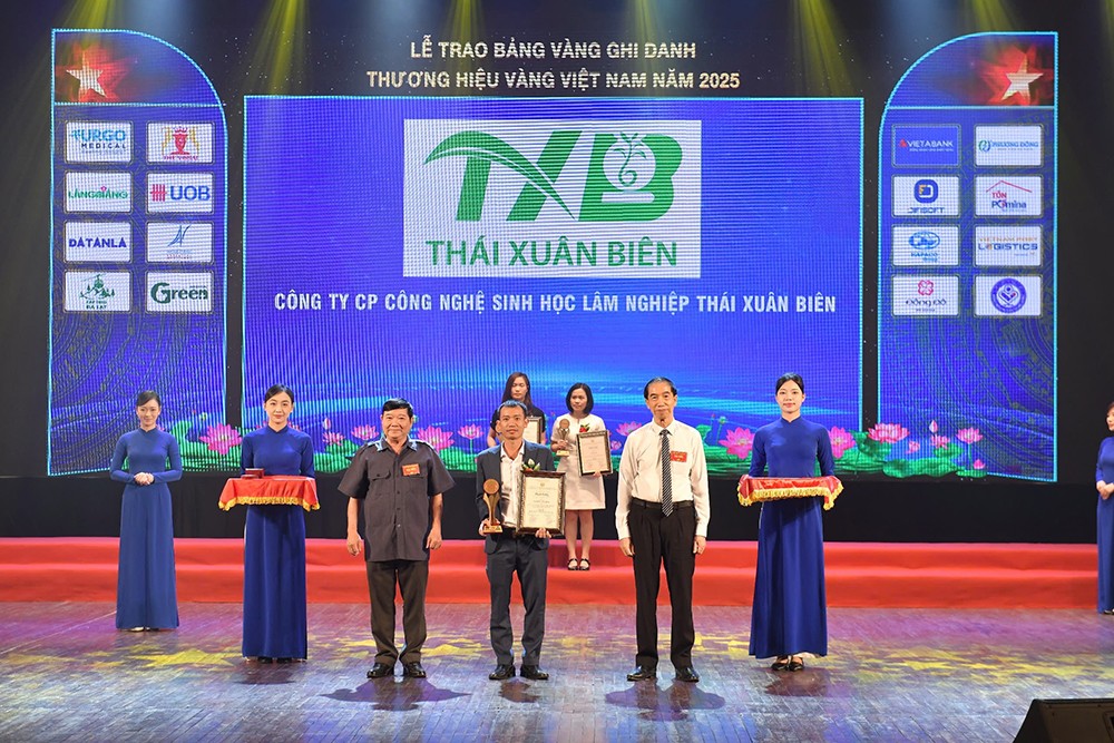 Công ty Cổ phần công nghệ sinh học lâm nghiệp Thái Xuân Biên đạt “Top 20 thương hiệu vàng Việt Nam năm 2025” - 1