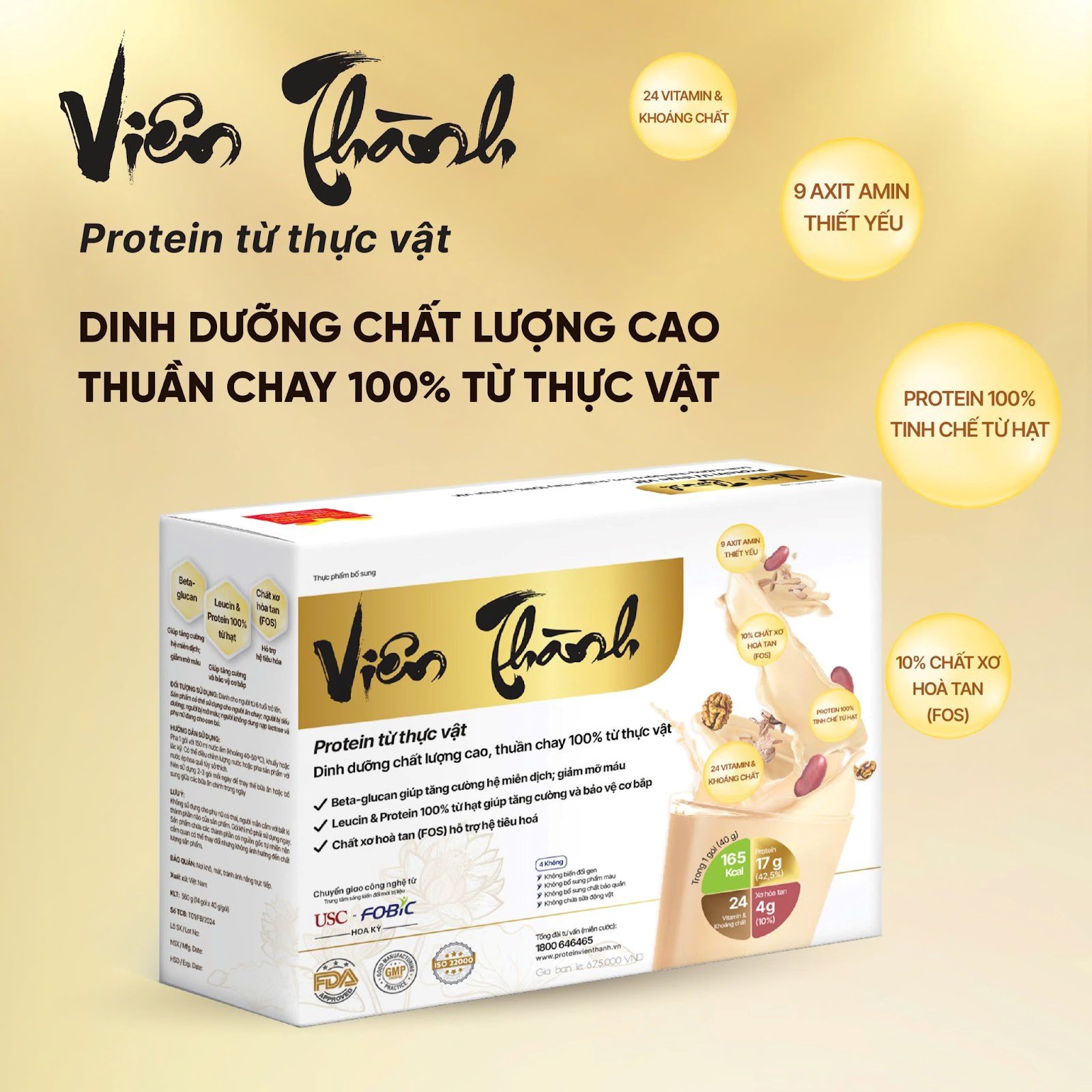 Protein Viên Thành vinh dự nhận giải “Thương hiệu Protein thuần chay hiệu quả, được tin dùng tại Việt Nam 2025” - 3