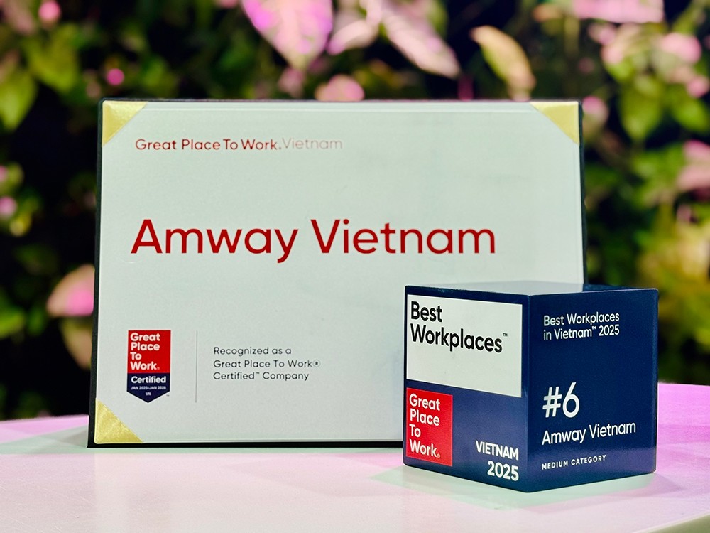 Amway đứng Top 6 Nơi làm việc xuất sắc hàng đầu Việt Nam 2025 - 1