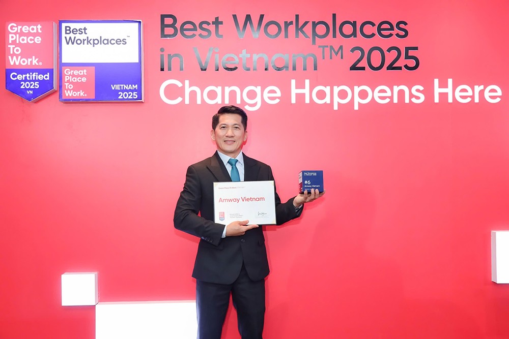 Amway đứng Top 6 Nơi làm việc xuất sắc hàng đầu Việt Nam 2025 - 2