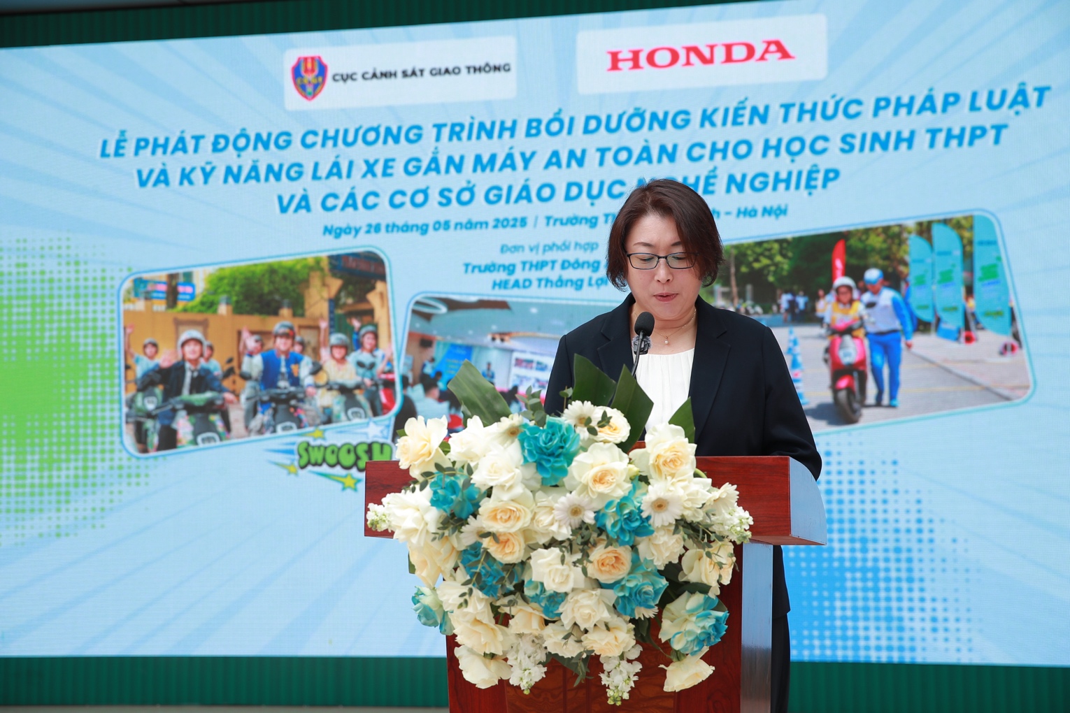 Phát động chương trình bồi dưỡng kiến thức pháp luật và kỹ năng lái xe gắn máy an toàn cho học sinh - 2