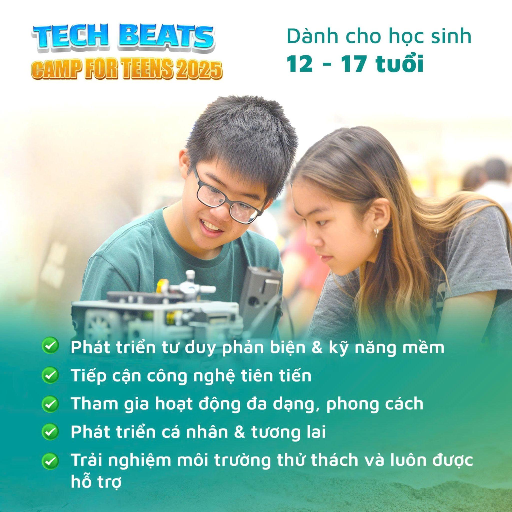 TECH BEATS CAMP 2025 - Trại hè công nghệ và đa giác quan: Khơi dậy đam mê, cho con một mùa hè bổ ích - 3