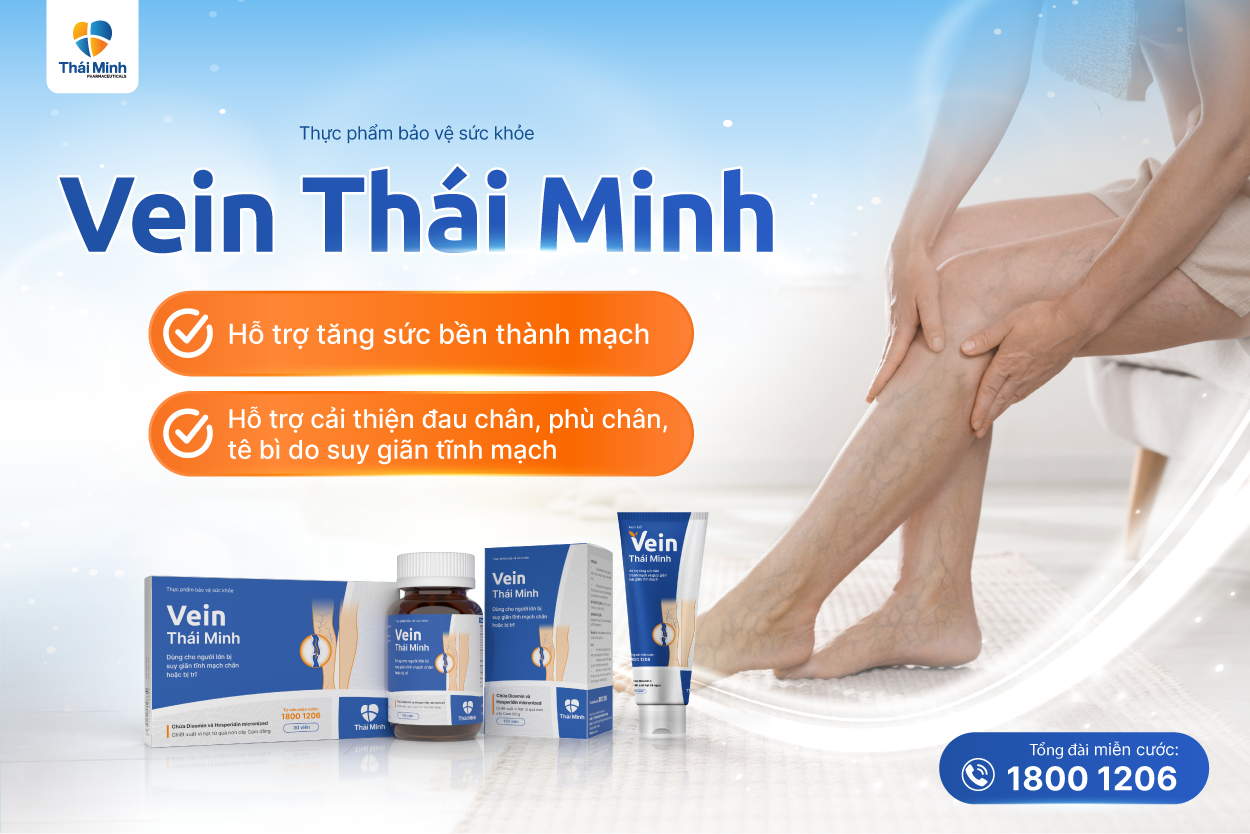 TPBVSK và Kem bôi Vein Thái Minh - Giải pháp mới hỗ trợ suy giãn tĩnh mạch - 1