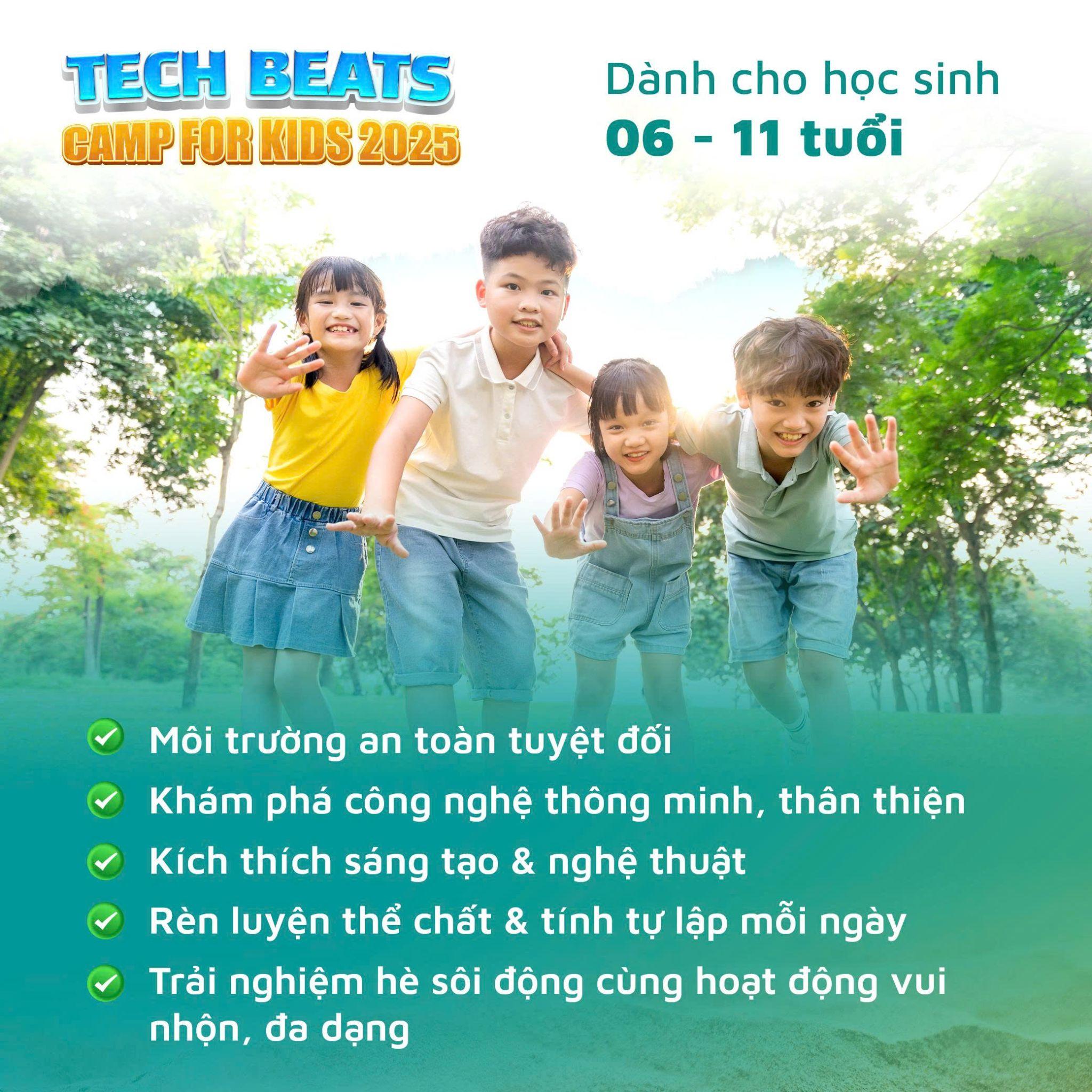TECH BEATS CAMP 2025 - Trại hè công nghệ và đa giác quan: Khơi dậy đam mê, cho con một mùa hè bổ ích - 2