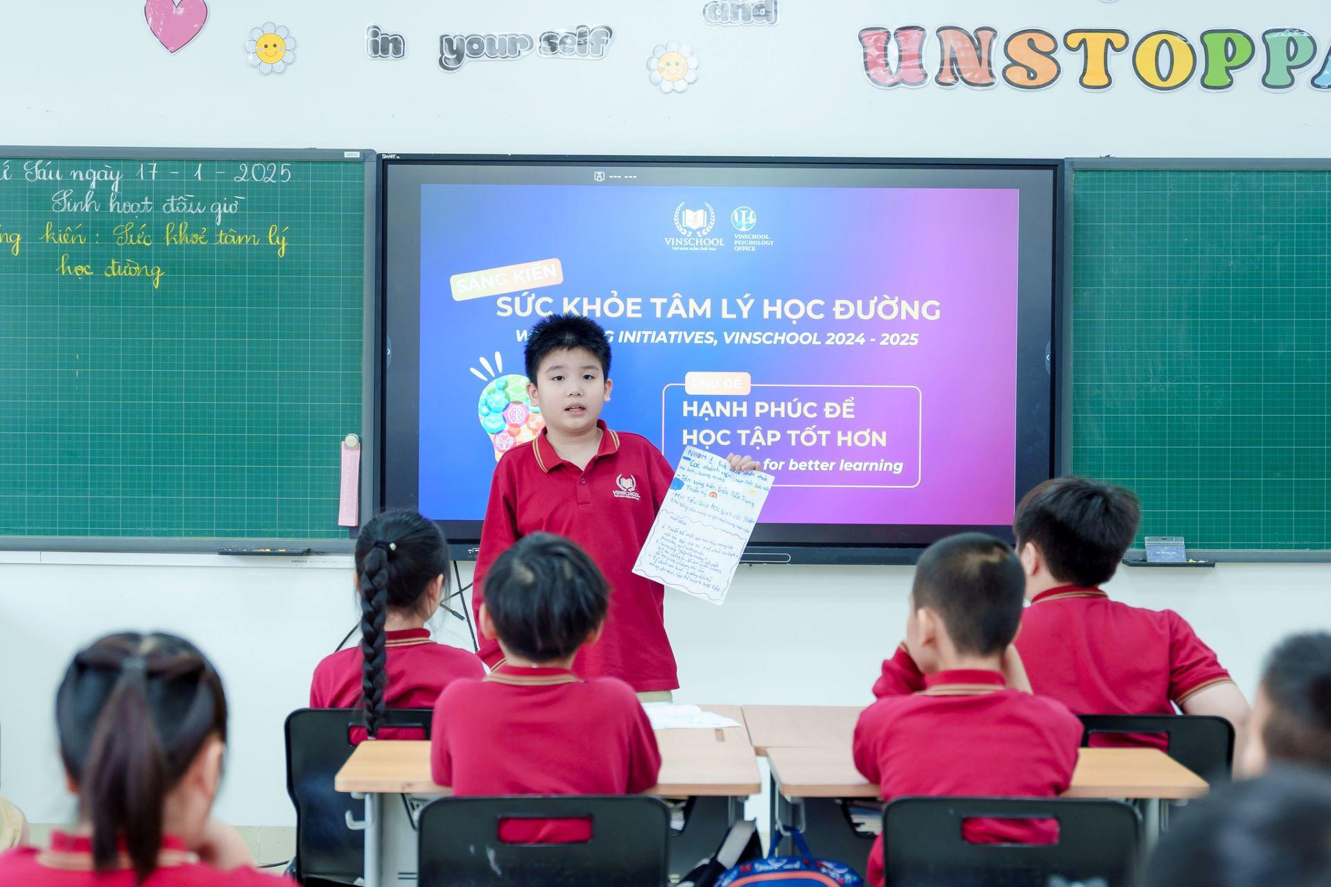5.500 sáng kiến vì sức khỏe tâm lý: Khi học sinh Vinschool làm chủ hành trình hạnh phúc học đường - 5