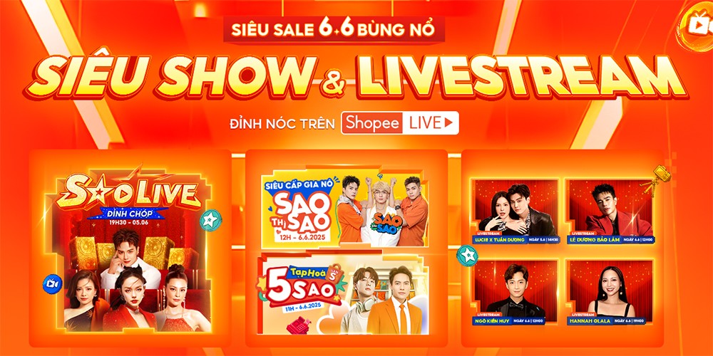 Shopee freeship 0đ mọi đơn, quẩy hết mình mùa siêu sale 06.06 - 2