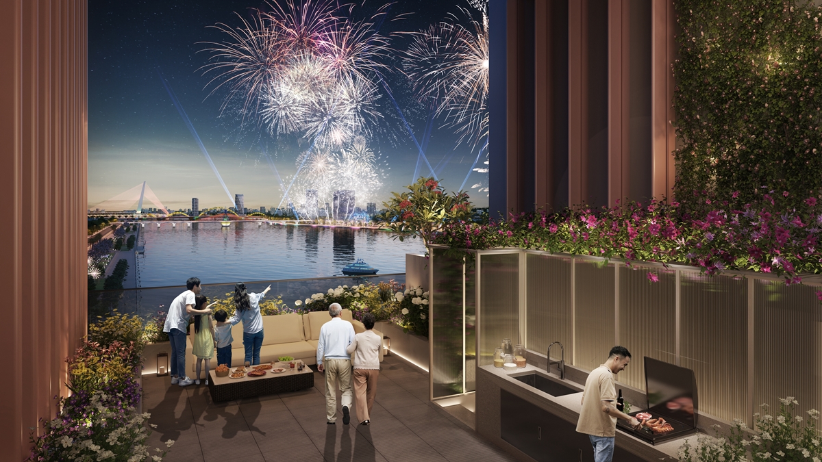 Sống như “những kẻ mộng mơ” tại Sun Symphony Residence: thức dậy cùng bình minh, khép ngày với pháo hoa - 2
