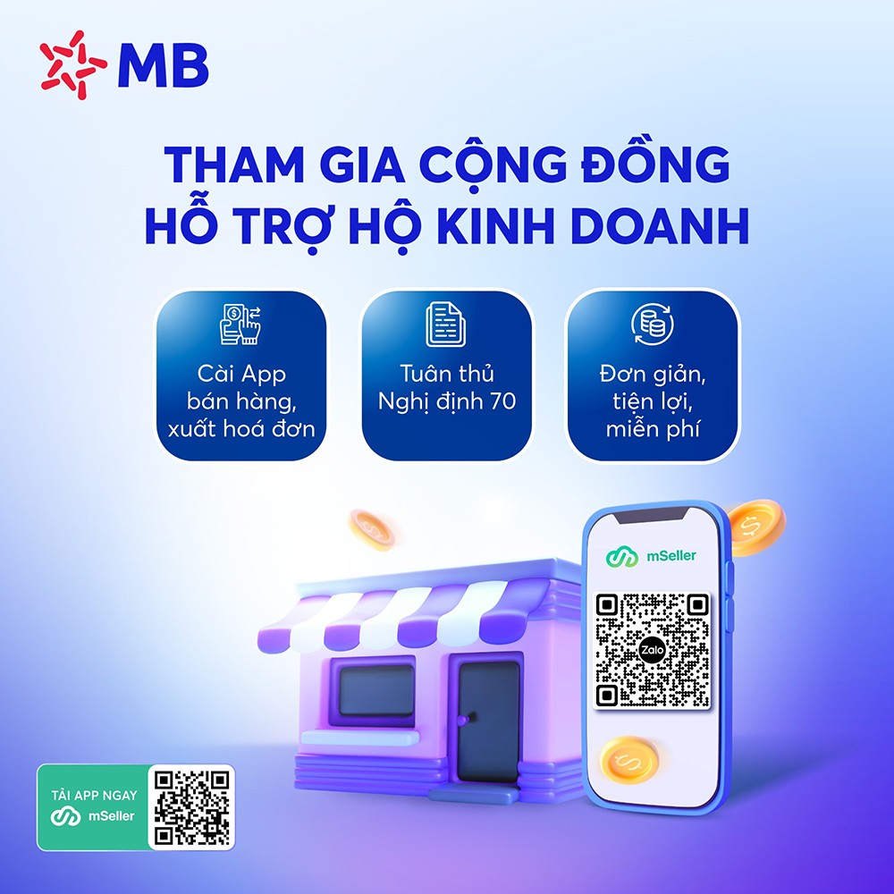 MB chính thức tặng miễn phí: App quản lý bán hàng, xuất hóa đơn điện tử chỉ cần điện thoại - 2