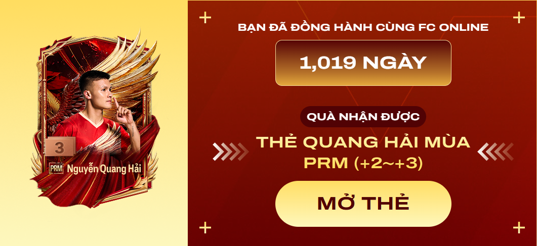 FC Online mừng sinh nhật 7 tuổi: Tặng thẻ Quang Hải Prime cùng hàng loạt quà xịn tri ân game thủ Việt Nam - 2
