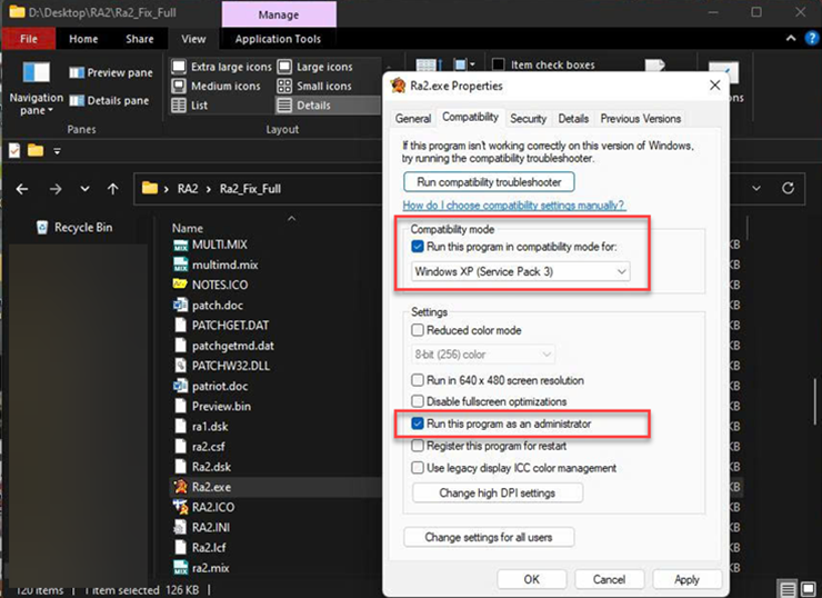 Hướng dẫn chi tiết cách cài game Red Alert 2 trên Windows 11 - 5