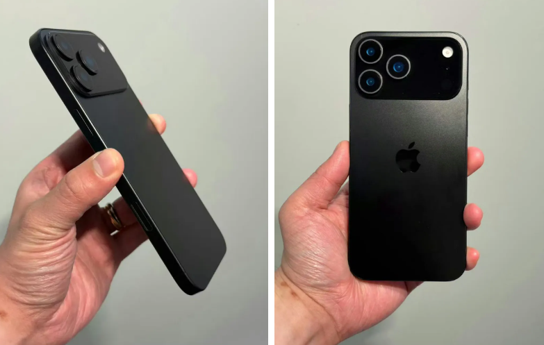 Cận cảnh mô hình iPhone 17 Pro với thanh camera khác biệt - 1
