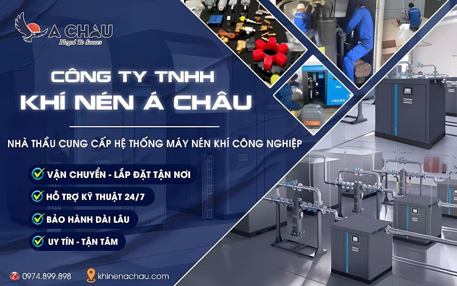 Khí nén Á Châu - nhà thầu máy nén khí công nghiệp hàng đầu Việt Nam - 1