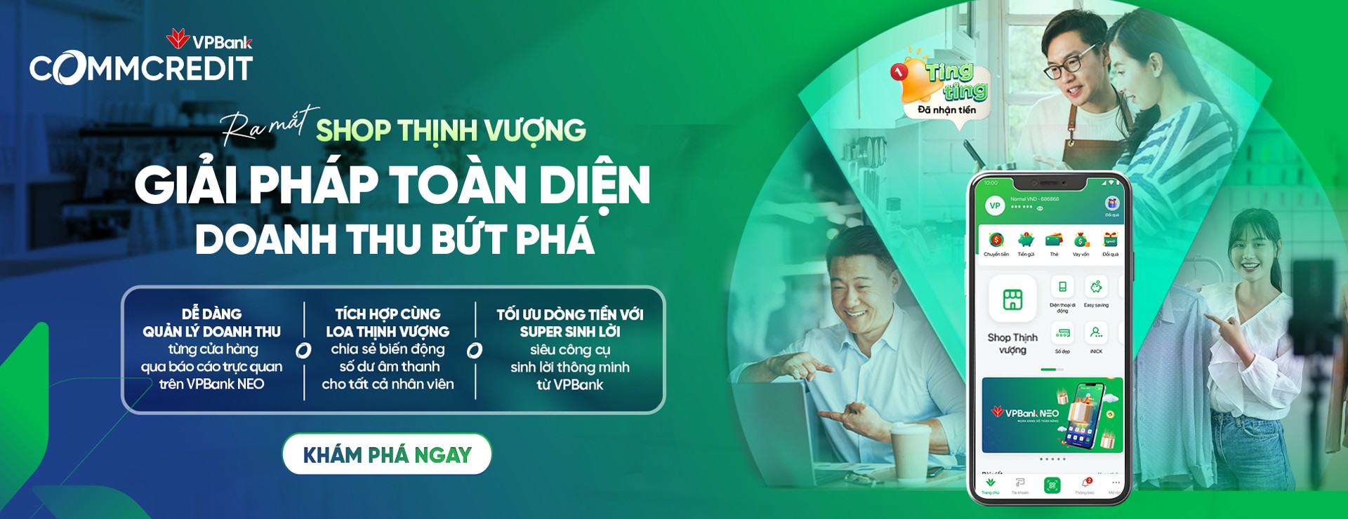 VPBank ra mắt Shop Thịnh Vượng, giải pháp quản trị tài chính chuyên biệt cho hộ kinh doanh - 1