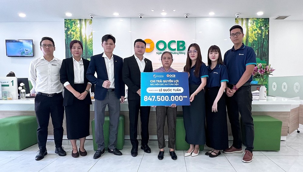 Bảo hiểm số OPES chi trả gần 1 tỷ đồng cho gia đình khách mua bảo hiểm - 1