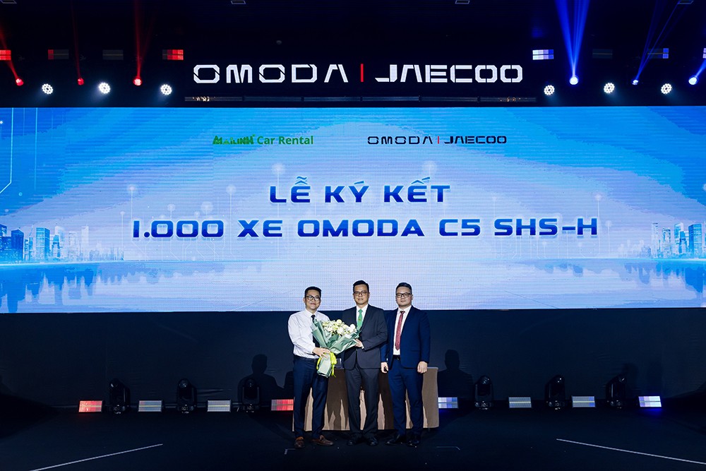 Omoda & Jaecoo ký kết đơn hàng 1.000 xe super hybrid C5 SHS-H ngay trong ngày ra mắt - 2
