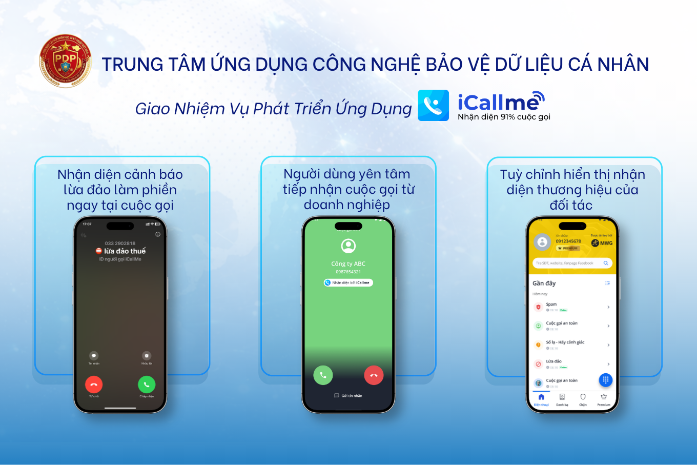 Lối thoát cho doanh nghiệp trước nạn mạo danh: Giải pháp từ iCallme & Trung Tâm Bảo Vệ Dữ Liệu Cá nhân - 1