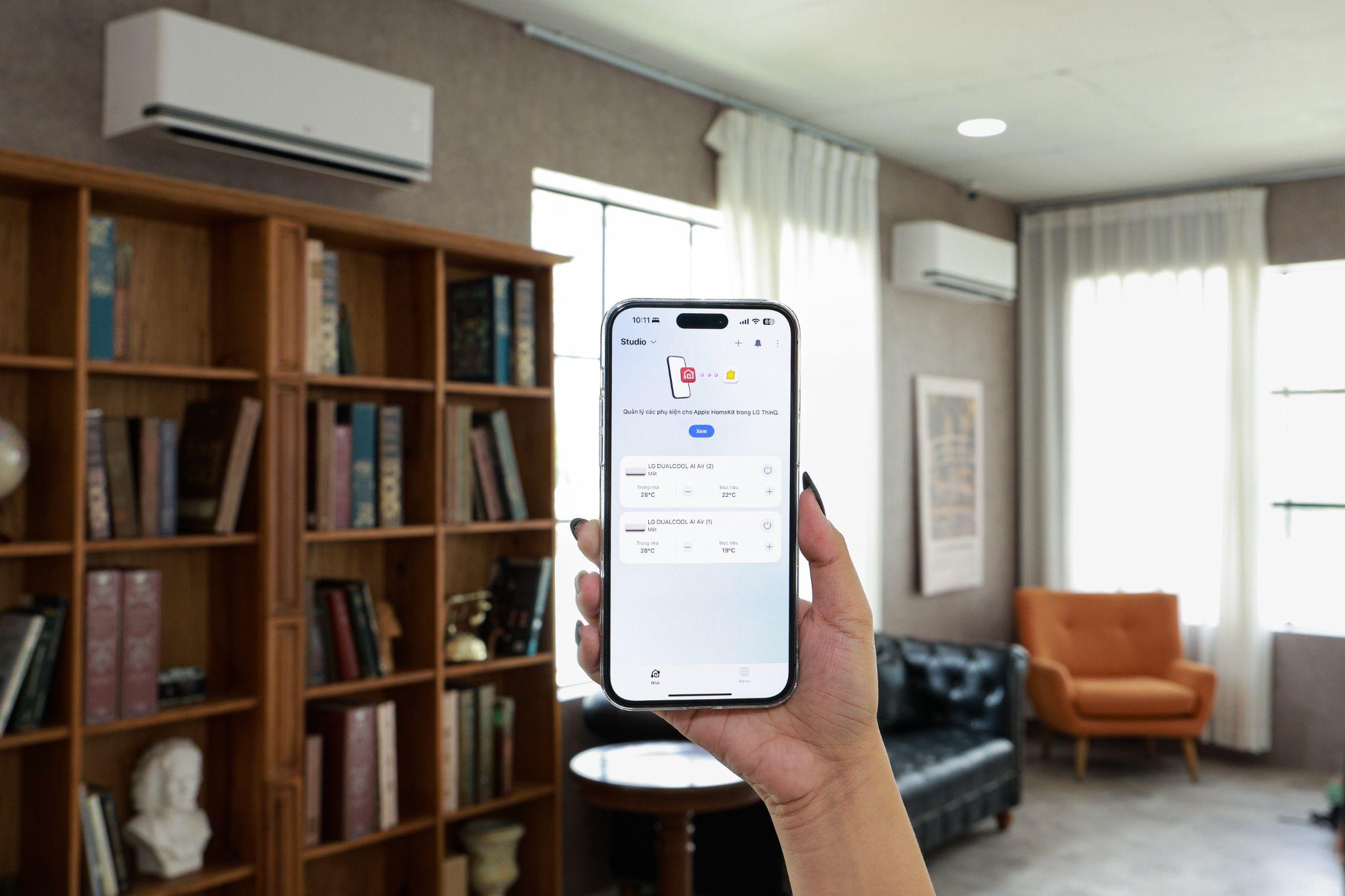 Tận hưởng giấc ngủ "5 sao" nhờ công nghệ cánh vẫy gió kép và AI từ điều hòa LG DUALCOOL AI - 2