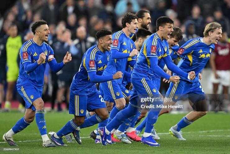 Kết quả bóng đá West Ham - Leeds United: 120 phút điên rồ, vỡ òa sau loạt luân lưu (FA Cup) - 2
