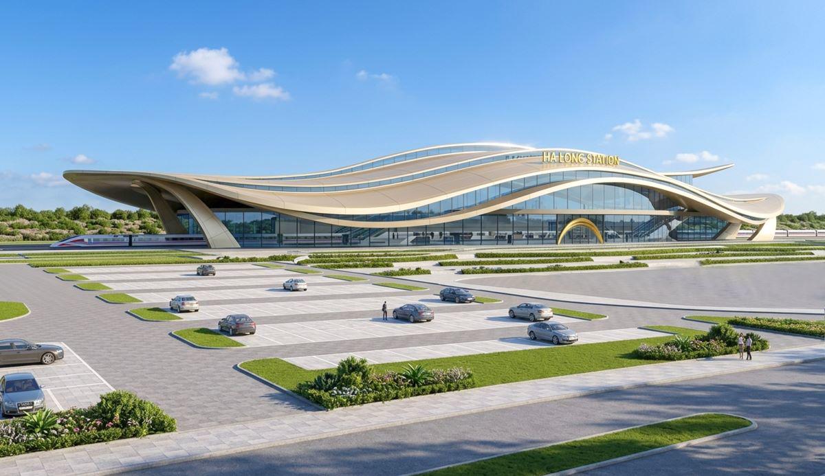 Hé lộ các hình ảnh đầu tiên của Hạ Long Station trong lòng Vinhomes Global Gate Hạ Long - 2