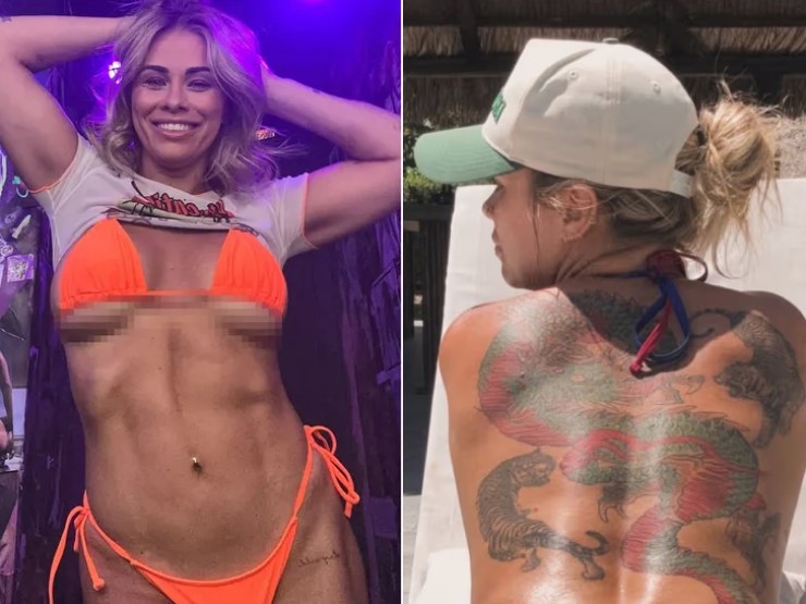 Kiều nữ UFC "khỏa thân" tắm nắng, ngỡ ngàng với diện mạo mới - 1