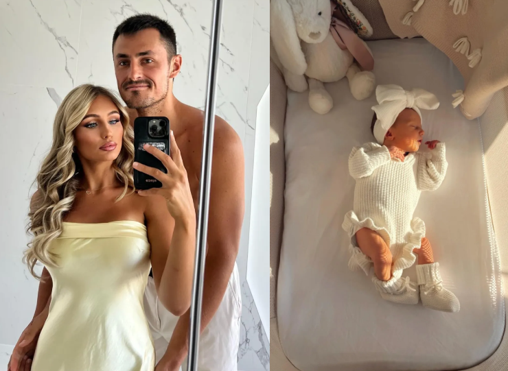 "Trai hư" tennis bỗng dưng có “cả trâu lẫn nghé”, công bố bạn gái và đứa con bí mật - 1